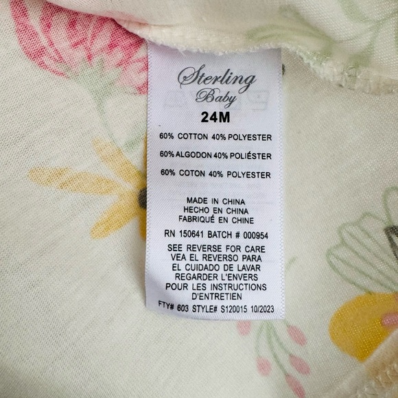 Sterling Baby Tropical Floral Dress & Headband Set Size 24 Months NWT - Picture 10 of 14